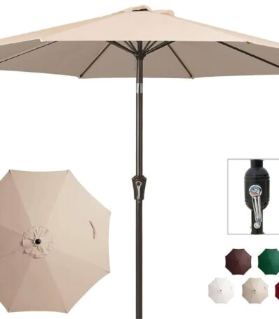 2.6m × 2.6m Centre Pole Umbrella