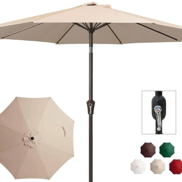 2.6m × 2.6m Centre Pole Umbrella